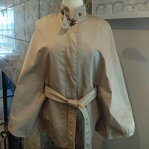 Banana Republic Khaki Cape Jacket Sz L